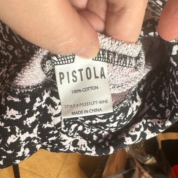 Pistola Nikki 100% Cotton Sweatshirt in White Noise Size Small Oversized - Picture 4 of 8